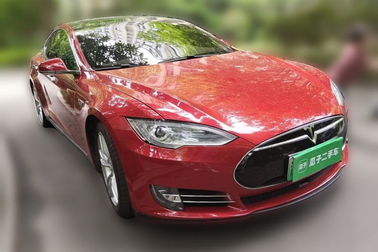 Used Tesla Model S 2015 S 70D Front Right 45 Deg