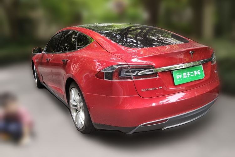 Used Tesla Model S 2015 S 70D Rear Left 45 Deg