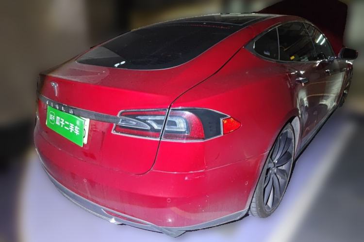 Used Tesla Model S 2015 S 70D Rear Right 45 Deg