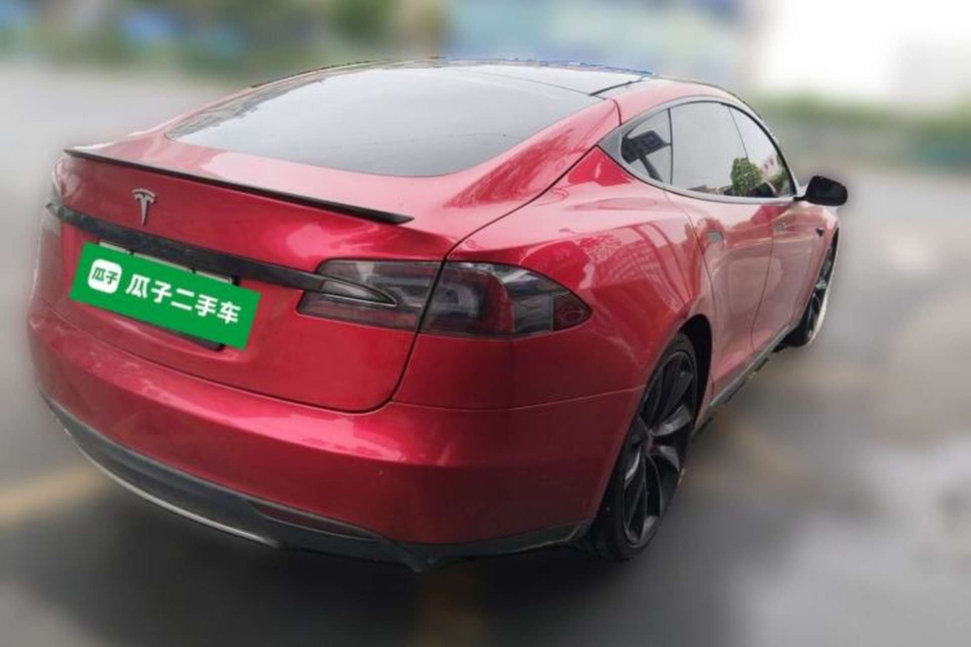 Used Tesla Model S 2015 S P85D Rear Right 45 Deg