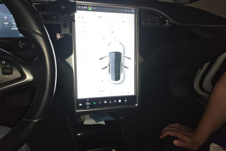 Used Tesla Model S 2015 S 70D Audio And AC Panel