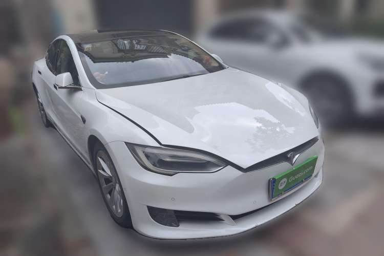 Used Tesla Model S 2015 S 90D Front Right 45 Deg