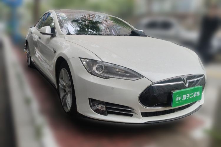 Used Tesla Model S 2015 S 70D Front Right 45 Deg