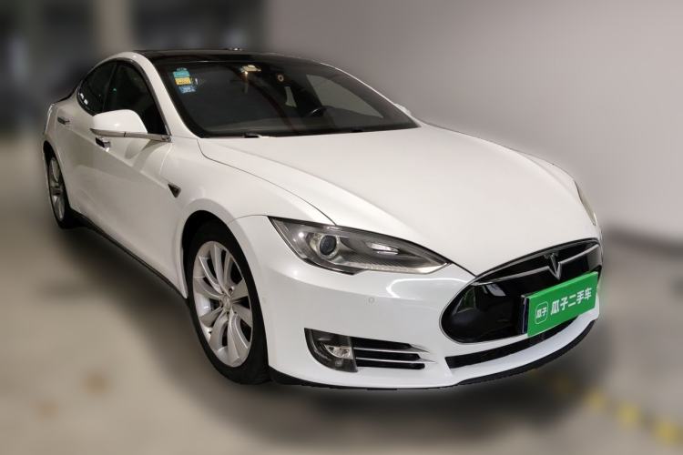 Used Tesla Model S 2015 S 70D Front Right 45 Deg