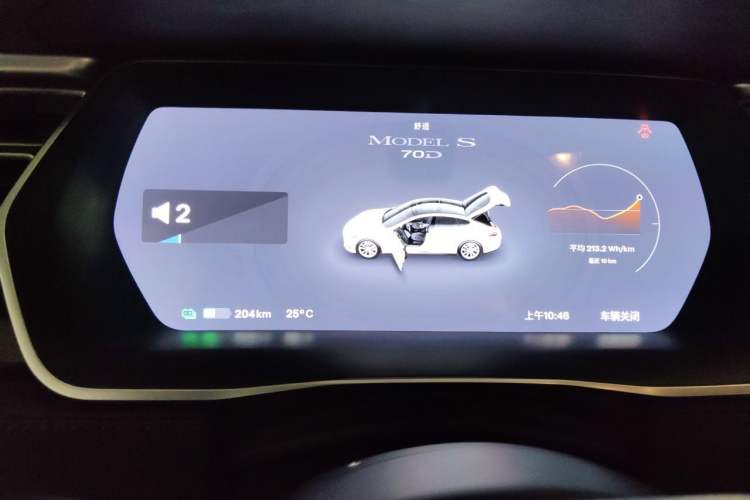 Used Tesla Model S 2015 S 70D Instrument Cluster