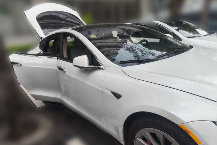 Used Tesla Model S 2015 S 85D Rear