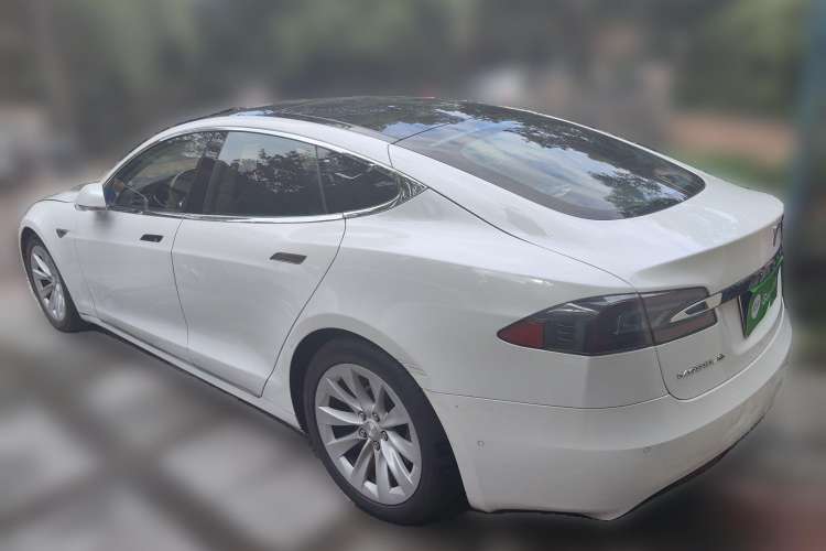 Used Tesla Model S 2015 S 90D Rear Left 45 Deg