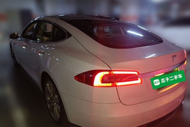 Used Tesla Model S 2015 S P85D Rear Left 45 Deg