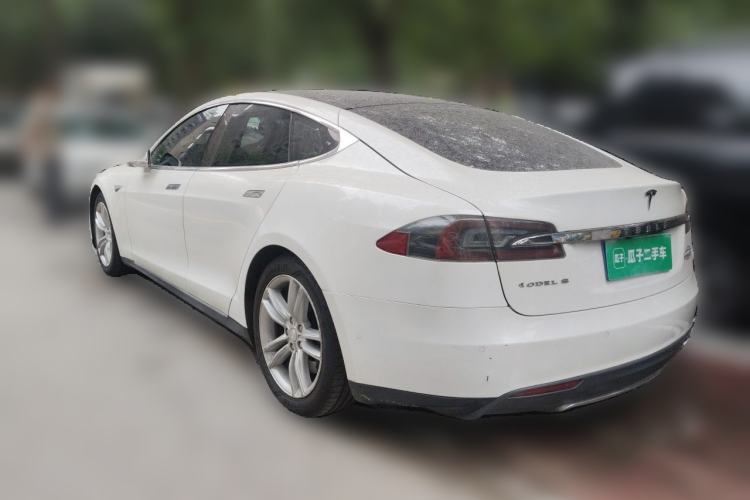 Used Tesla Model S 2015 S 70D Rear Left 45 Deg