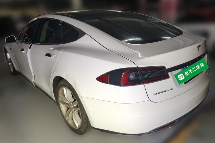 Used Tesla Model S 2015 S 70D Rear Left 45 Deg
