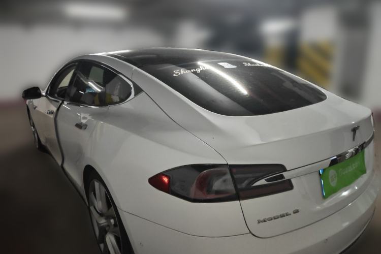 Used Tesla Model S 2015 S 70D Rear Left 45 Deg