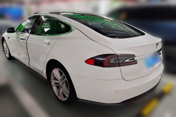 Used Tesla Model S 2015 S 85D Rear Left 45 Deg