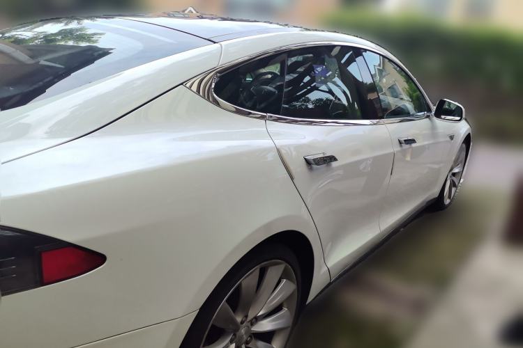 Used Tesla Model S 2015 S P85D Rear Right 45 Deg