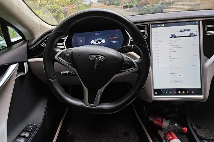 Used Tesla Model S 2015 S 85D Steering Wheel