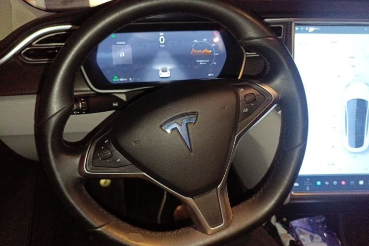 Used Tesla Model S 2015 S P85D Steering Wheel