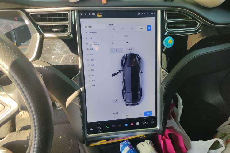Used Tesla Model S 2016 S 60 Audio And AC Panel