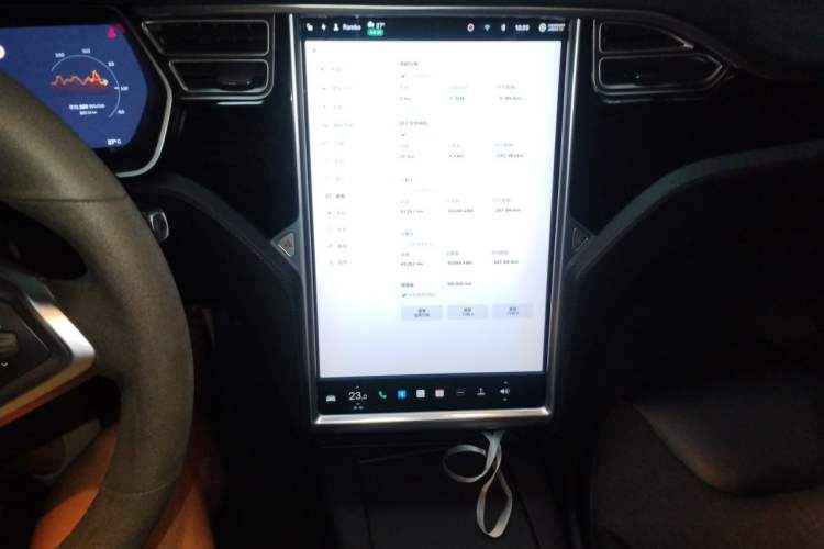 Used Tesla Model S 2016 S 60 Audio And AC Panel