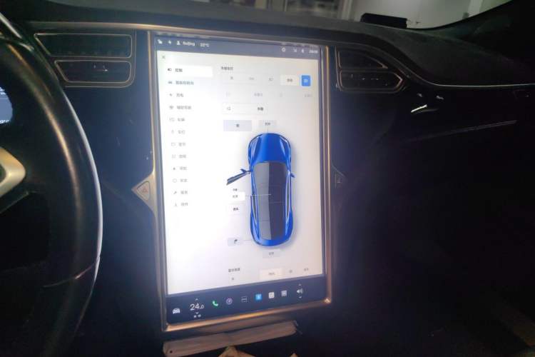 Used Tesla Model S 2016 S 60 Audio And AC Panel