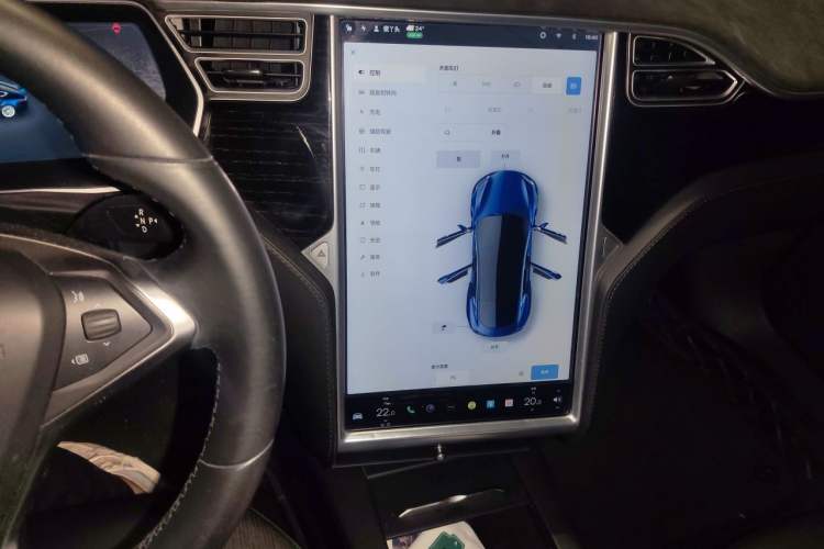 Used Tesla Model S 2016 S 60 Audio And AC Panel