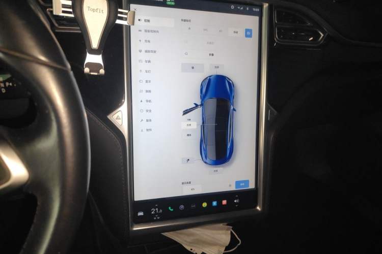 Used Tesla Model S 2016 S 60 Audio And AC Panel