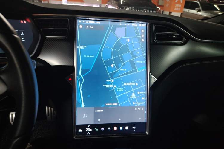 Used Tesla Model S 2016 S P90D Audio And AC Panel