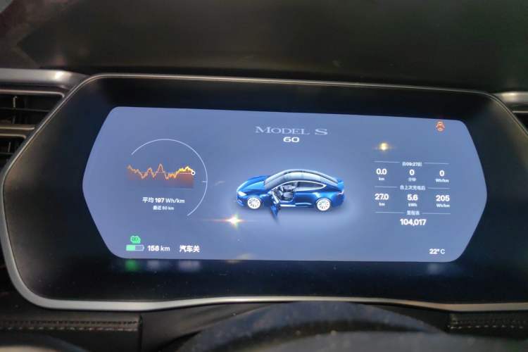 Used Tesla Model S 2016 S 60 Instrument Cluster