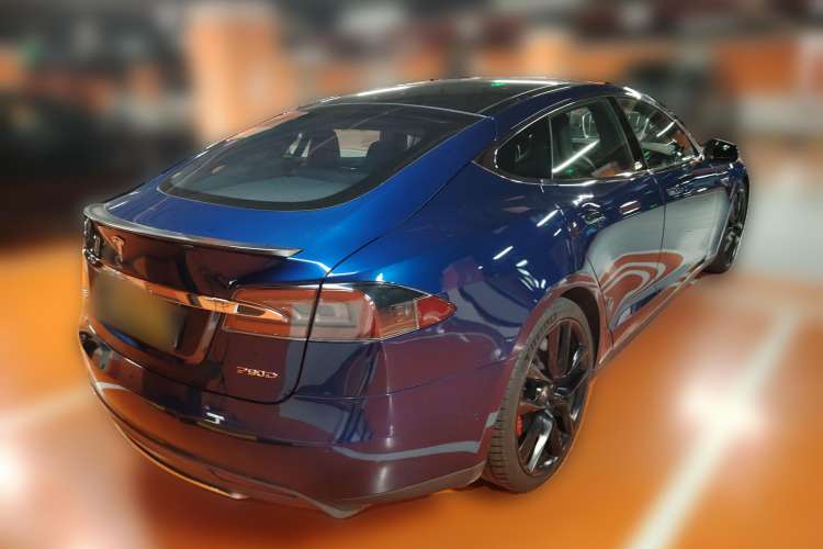 Used Tesla Model S 2016 S P90D Rear Right 45 Deg