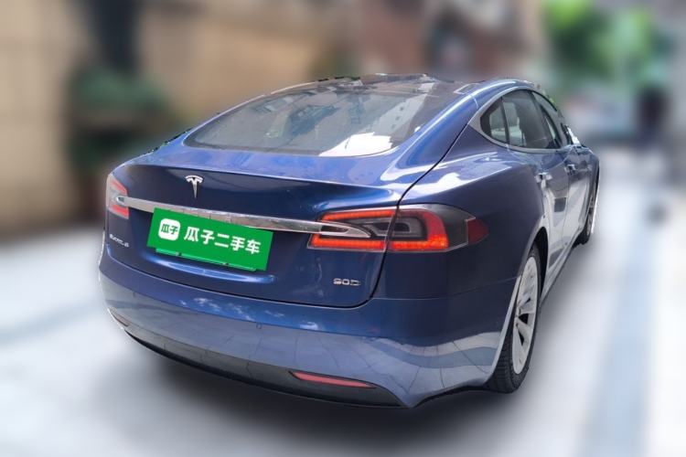 Used Tesla Model S 2016 S 90D Rear Right 45 Deg