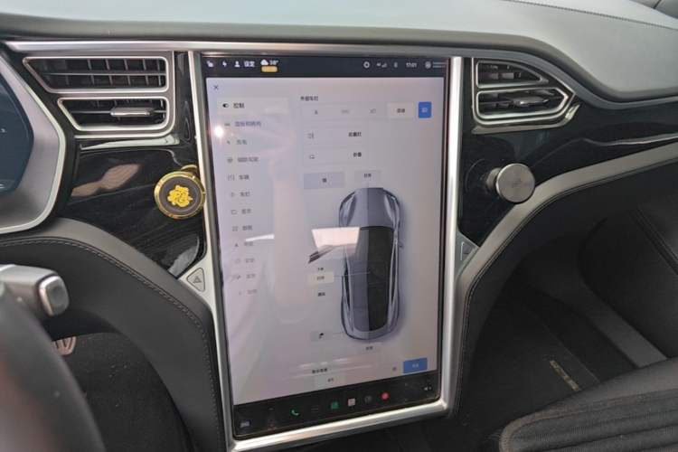Used Tesla Model S 2016 S 60 Audio And AC Panel
