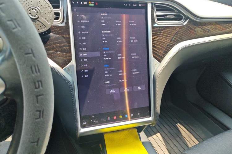 Used Tesla Model S 2016 S 75 Audio And AC Panel