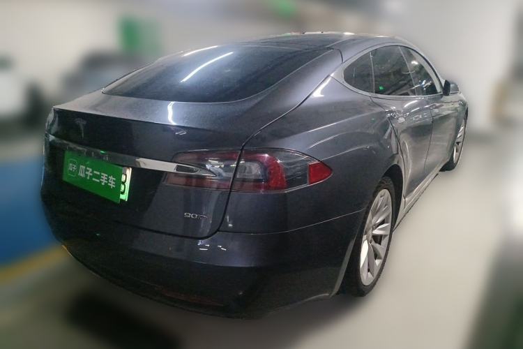 Used Tesla Model S 2016 S 90D Rear Right 45 Deg