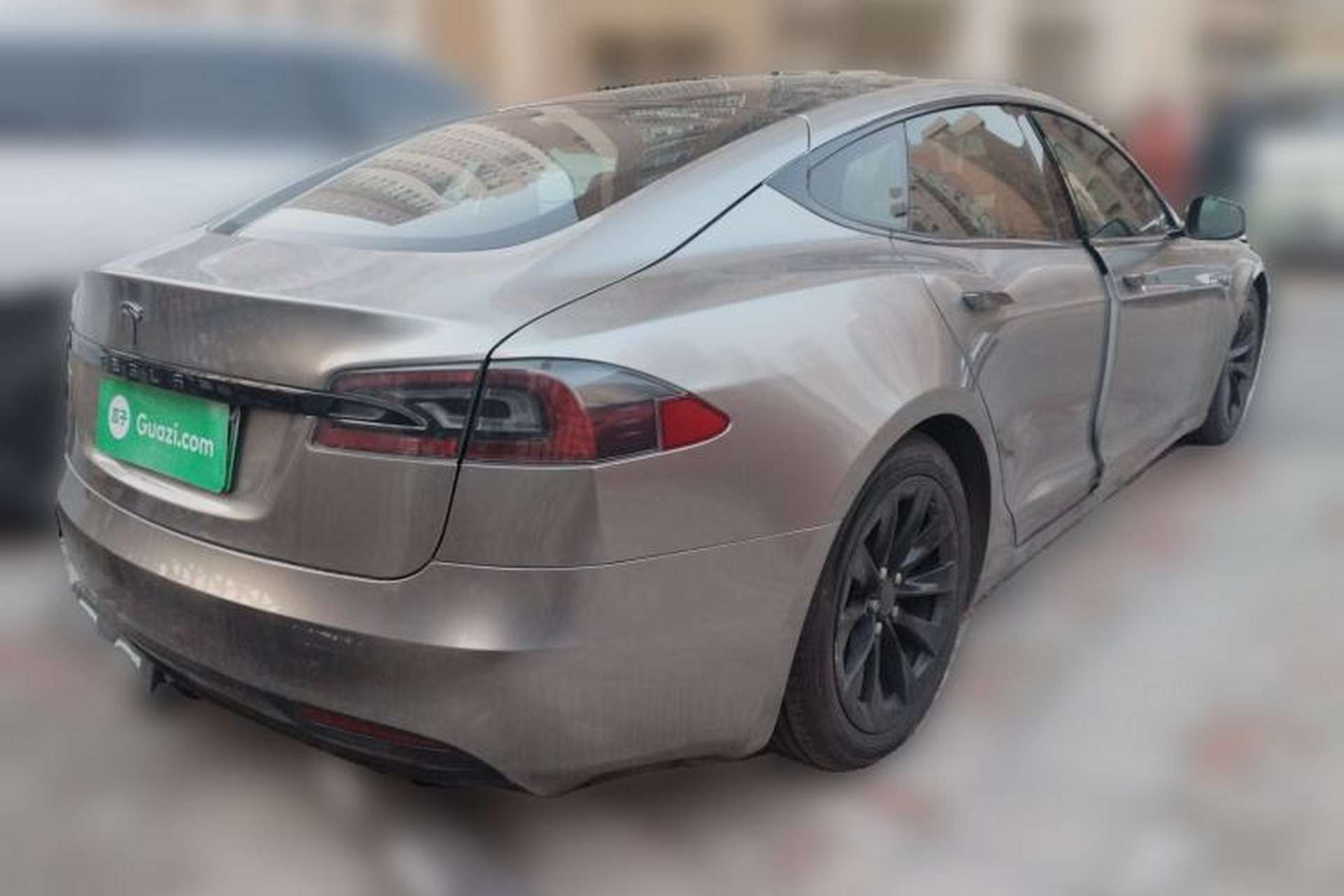 Used Tesla Model S 2016 S 60D Rear Right 45 Deg