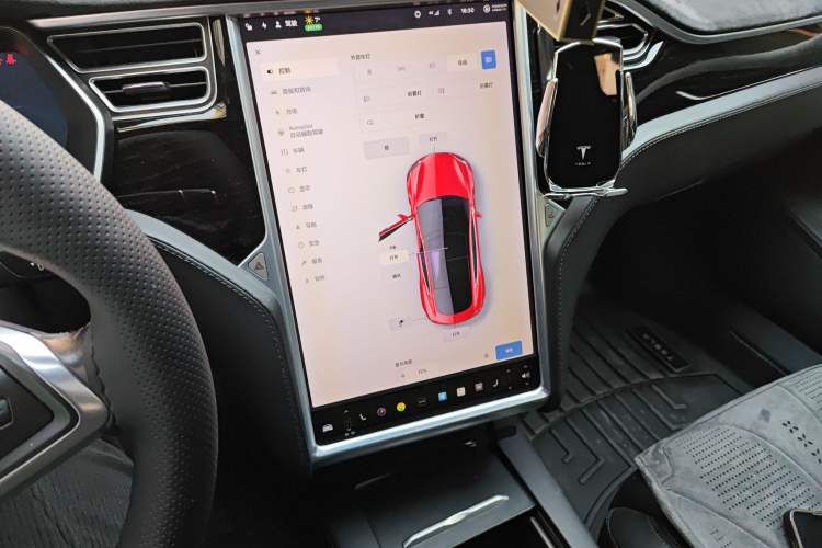 Used Tesla Model S 2016 S 60 Audio And AC Panel