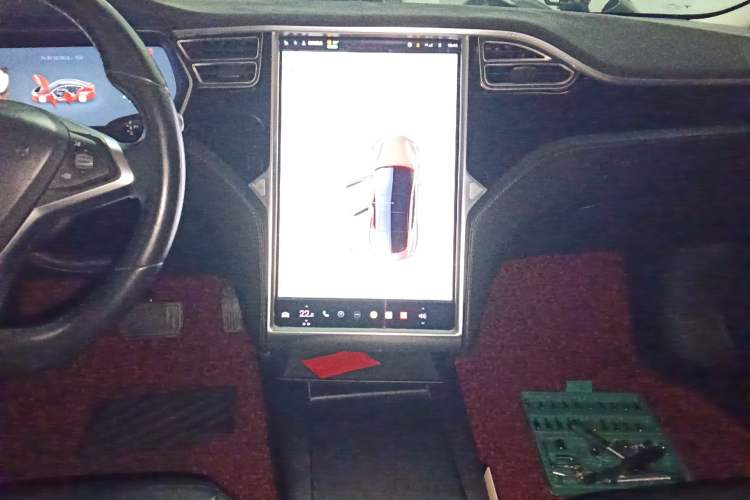 Used Tesla Model S 2016 S 60 Audio And AC Panel