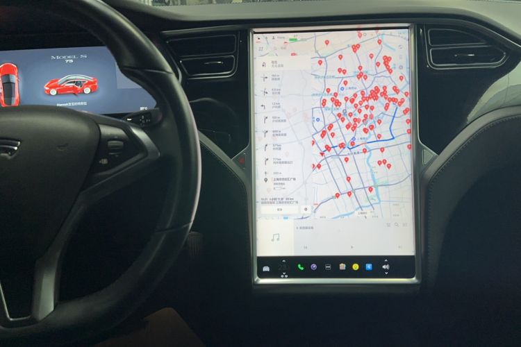 Used Tesla Model S 2016 S 75 Audio And AC Panel
