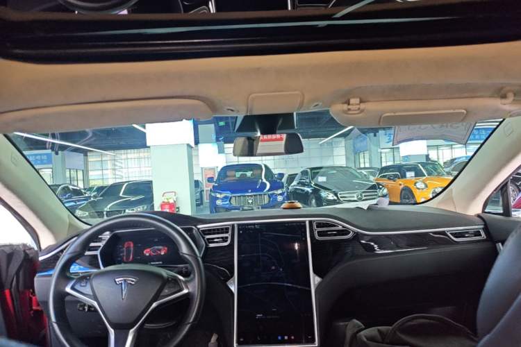 Used Tesla Model S 2016 S 75 Headliner