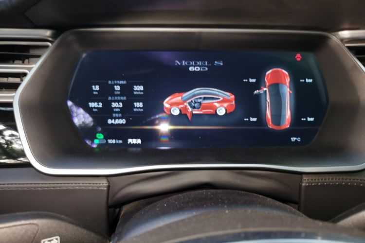Used Tesla Model S 2016 S 60 Instrument Cluster