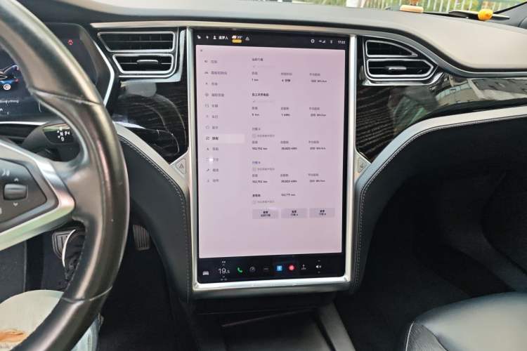 Used Tesla Model S 2016 S 60 Audio And AC Panel