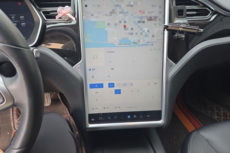 Used Tesla Model S 2016 S 70 Audio And AC Panel