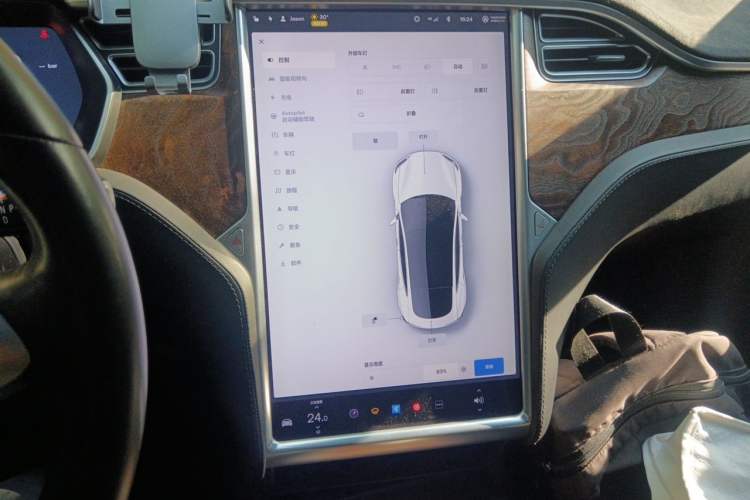 Used Tesla Model S 2016 S 60 Audio And AC Panel