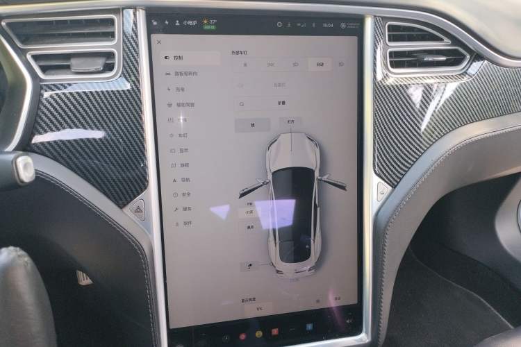 Used Tesla Model S 2016 S 60 Audio And AC Panel