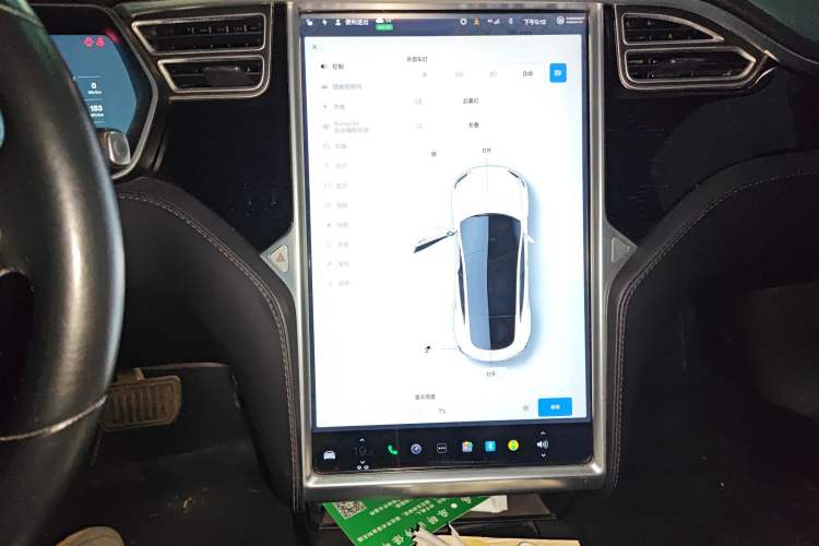 Used Tesla Model S 2016 S 60 Audio And AC Panel