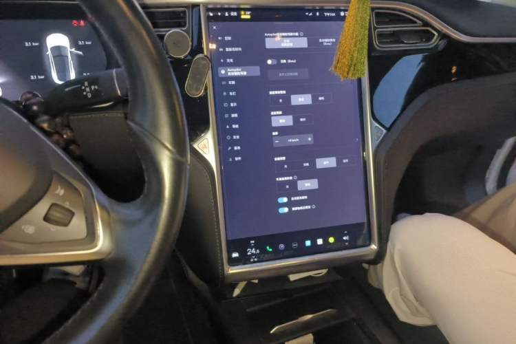 Used Tesla Model S 2016 S 75 Audio And AC Panel