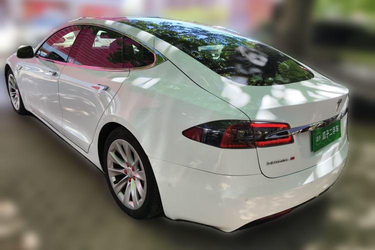 Used Tesla Model S  Rear Left 45 Deg