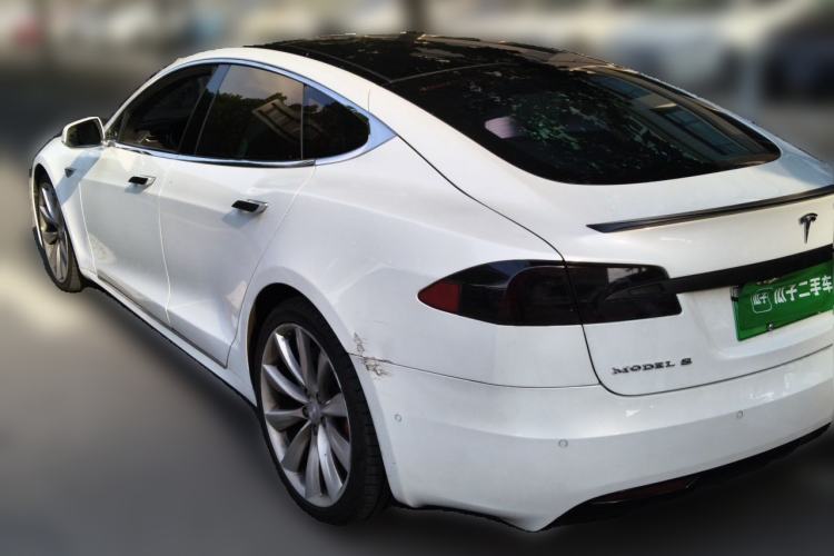 Used Tesla Model S 2016 S P90D Rear Left 45 Deg