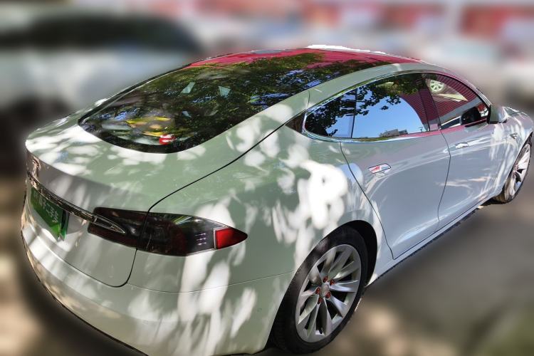 Used Tesla Model S  Rear Right 45 Deg