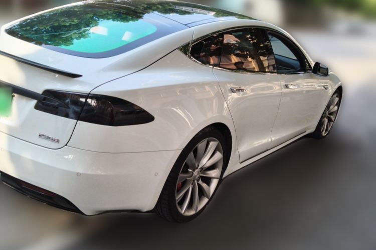 Used Tesla Model S 2016 S P90D Rear Right 45 Deg