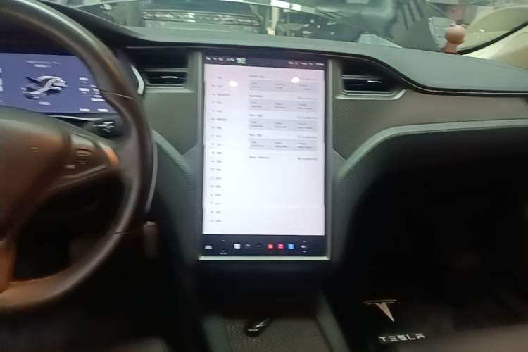 Used Tesla Model S 2017 S 100D Audio And AC Panel
