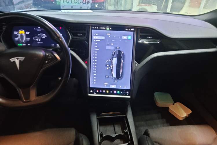 Used Tesla Model S 2017 S 75D Standard Range Edition Audio And AC Panel