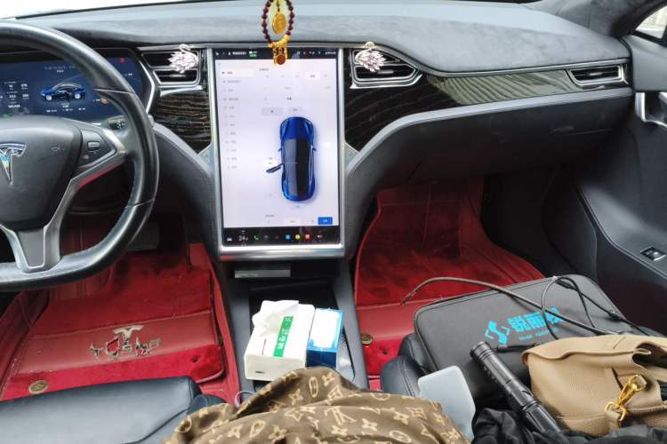 Used Tesla Model S 2017 S 75 Audio And AC Panel